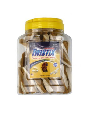 Twistix Yogurt Banana Canister Small 50 Sticks NEW