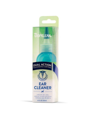 Tropiclean Dual Action Ear Cleaner For Pets 118 ml