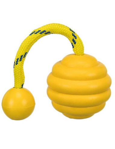 Trixie Germany wavy ball on a natural rubber toy