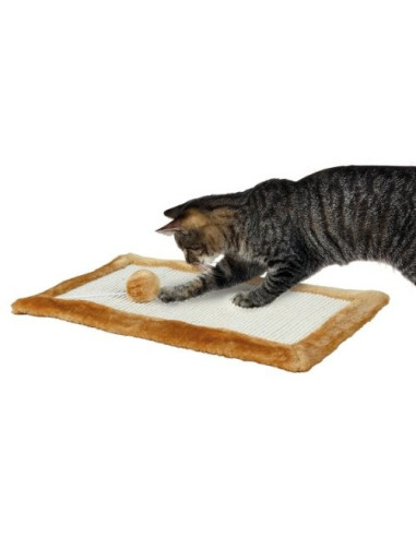 Trixie Scratching Mat for Cats, Brown