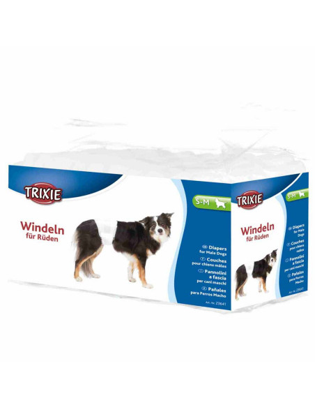 Trixie, Diapers for Male Dogs, Disposable 12pcs