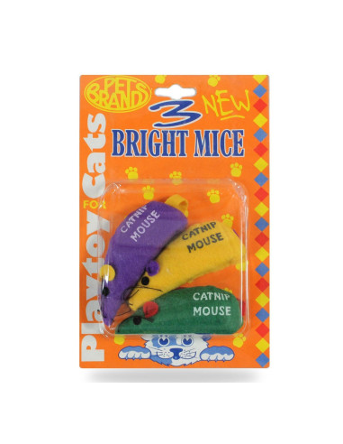 Pet Brands Three bright mice