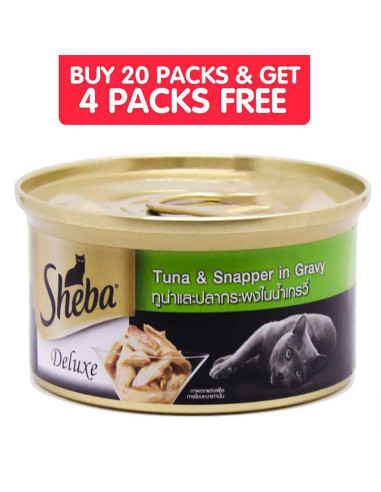 sheba deluxe cat food