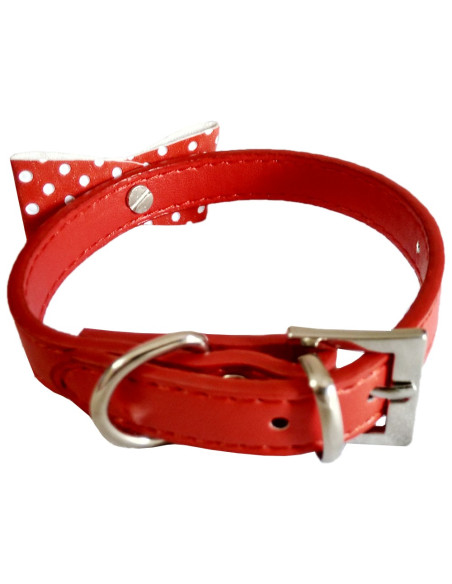Pawzone Red Stylish Cat Collar with Bell