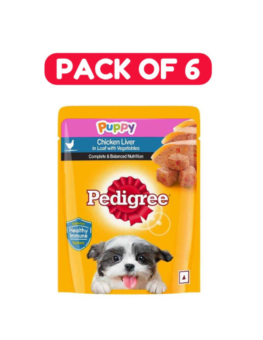 Pedigree puppy chicken outlet and vegetables