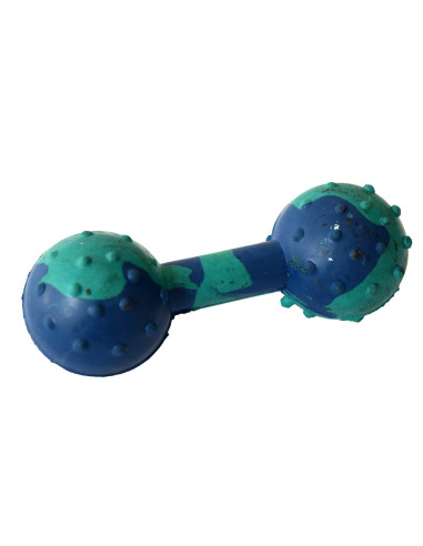 Pawzone Dog Rubber Dumbell With Bell