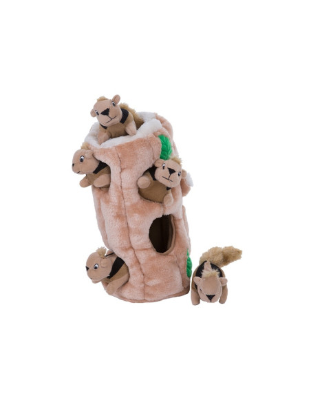 Hide-A-Squirrel Jr. Puzzle Plush Game for Dogs