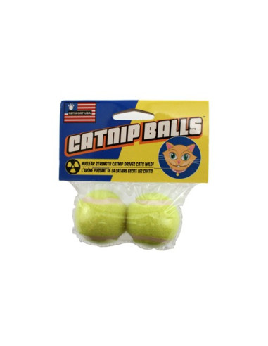 Petsports Catnip Jungle Balls Cat Toy 2 Pack