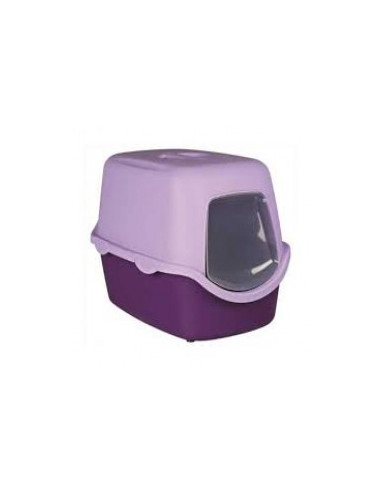 Trixie Vico Cat  Litter Tray With Dome(Purple/Lilac)