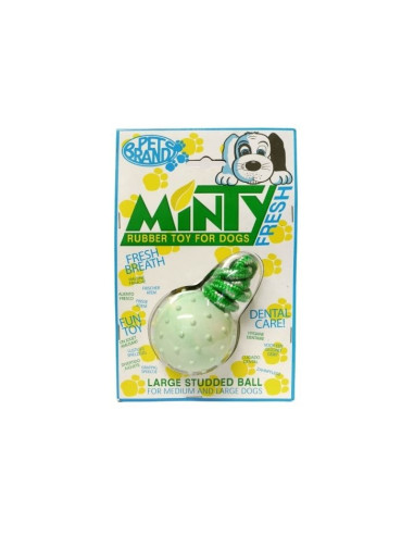 Pet Brands Minty Rubber Ball