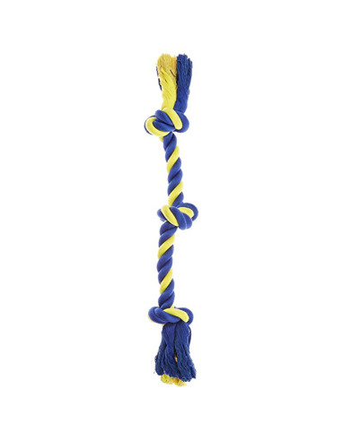 Petsport Medium Three Knot Cotton Rope, 44 cm