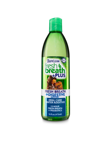 TROPICLEAN Fresh Breath Digestive Support Water Additive 473 ml