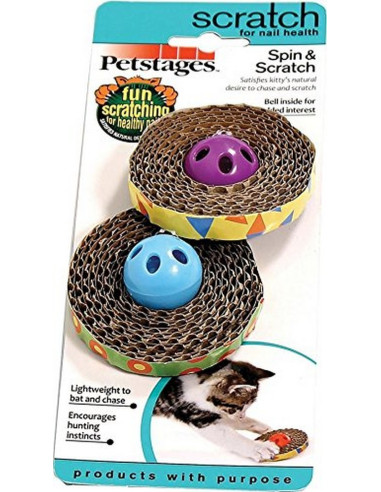 Outward Hound Spin & Scratch Cat Toy, 7 cm