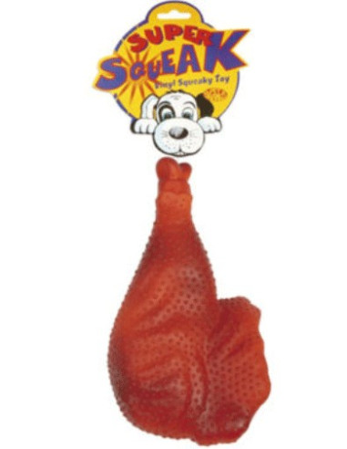 Super Squeak Turkey Leg Vinyl Toy 24 cm