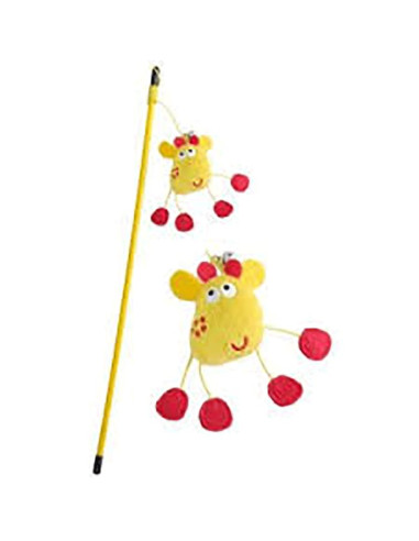 Pet Brands, Giraffe Wand Playing Rod Toy