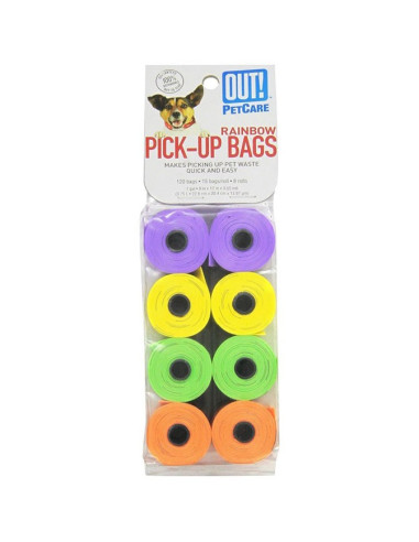 OUT! Blue Dog Waste Pick-Up Bags