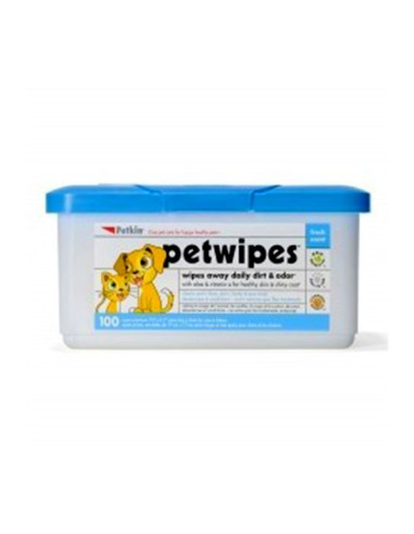 Petkin Petwipes For Cats And Dogs(100 Pieces)