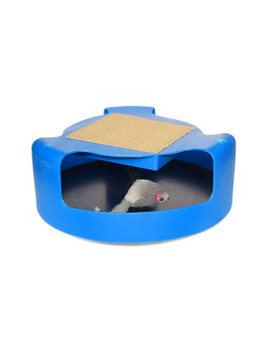 Pawzone Cat & Mouse Chase Toy with Scratch Pad