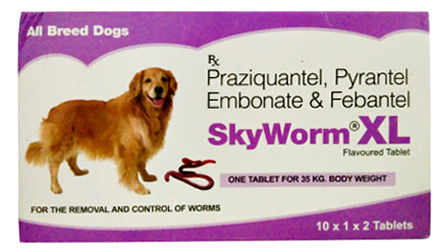 can you give a nursing dog worm medicine